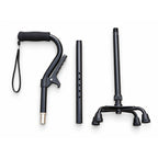 Enjoycare Folding Quad Cane with Offset Handle – EK810