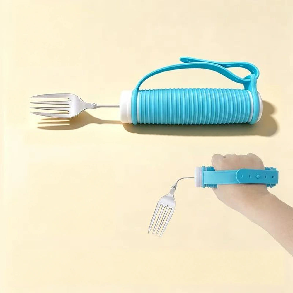 Enjoycare Adjustable Adaptive Cutlery with Hand Strap