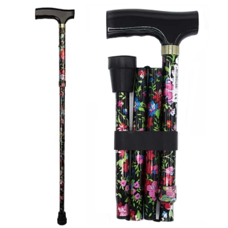 Days Folding Patterned Walking Stick