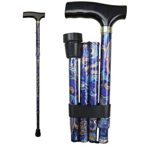 Days Folding Patterned Walking Stick