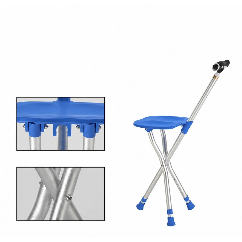 Enjoycare Folding Walking Cane with Seat – EK-830A
