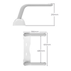 Liberty Toilet Support Arms Fold Up For All Toilets