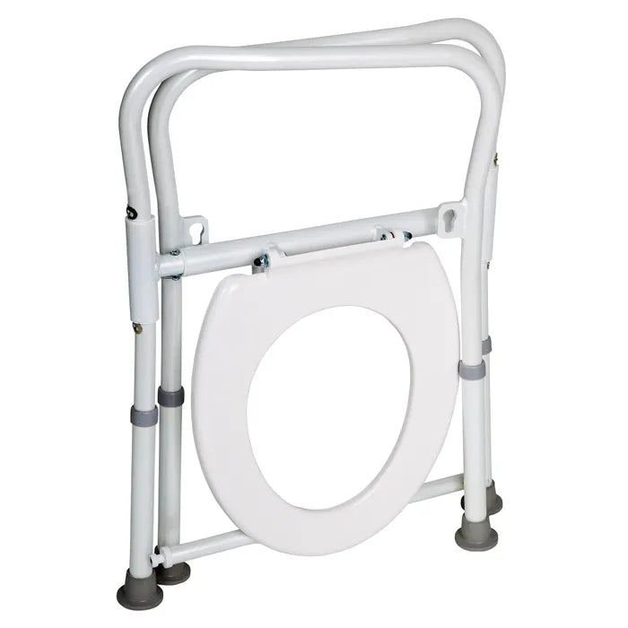 Homecraft Aluminium Folding Over Toilet Aid, without Bucket and Lid