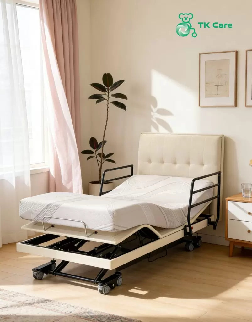 Home Care Bed TKBD 106 Series | Ultra-Low Electric Adjustable