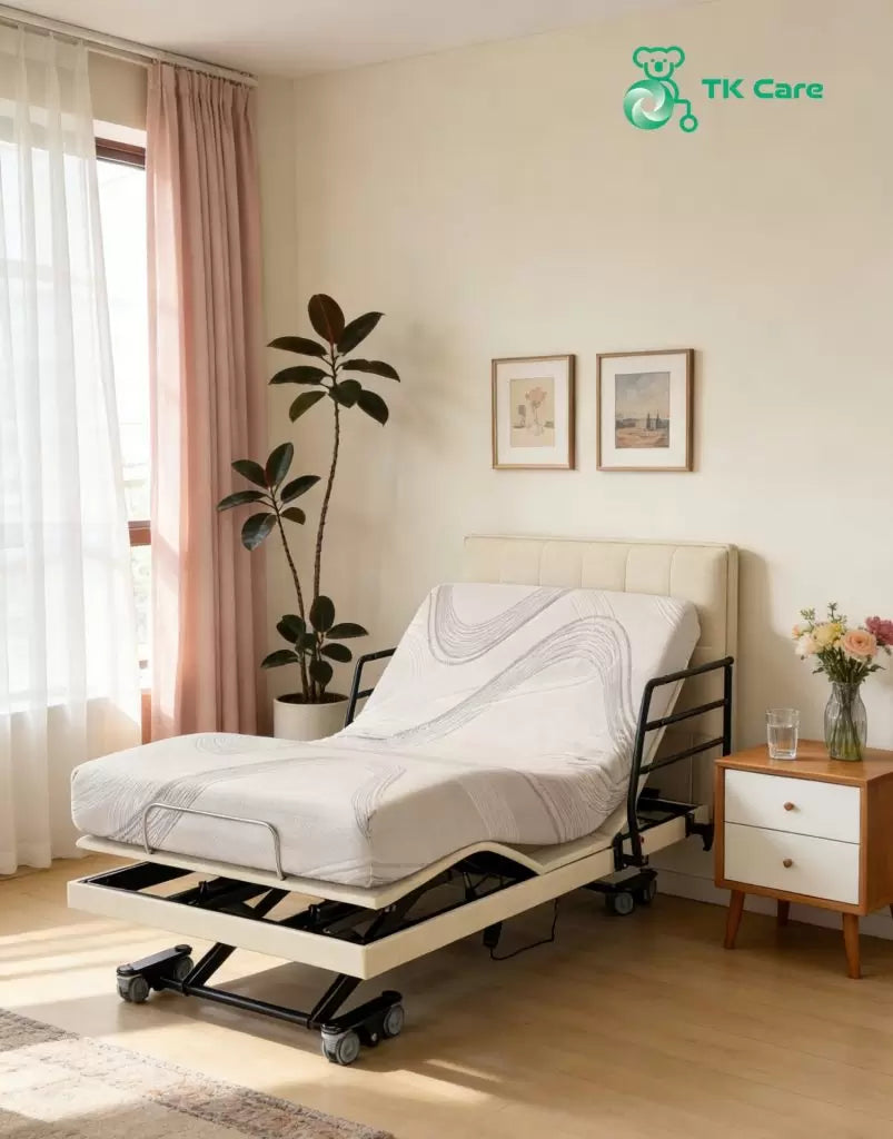 Home Care Bed TKBD 106 Series | Ultra-Low Electric Adjustable