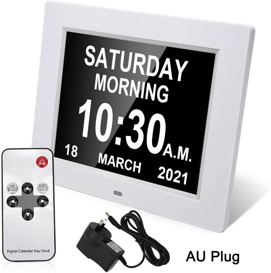 Digital Calendar Reminder Clock for Seniors