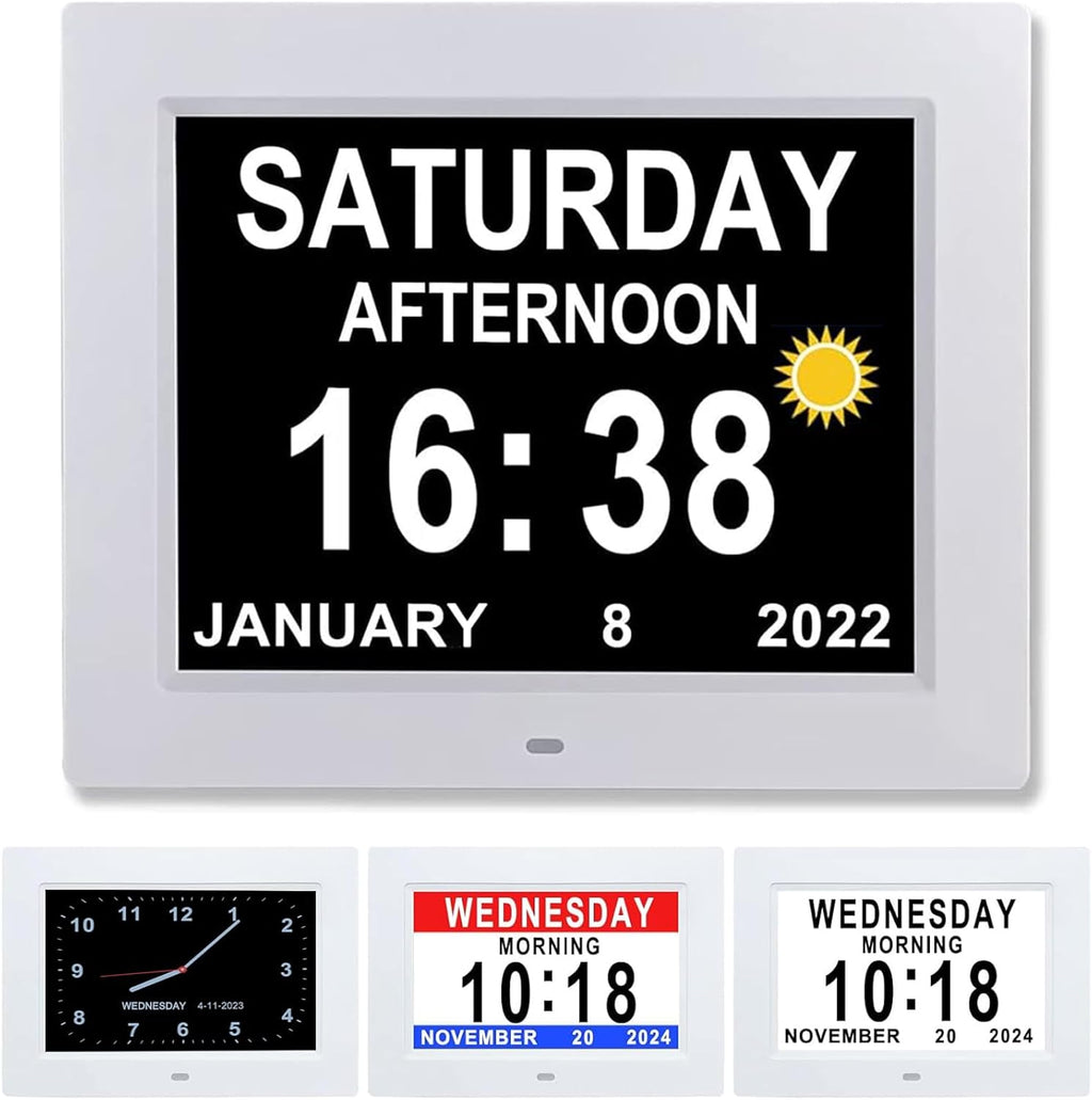 Digital Calendar Reminder Clock for Seniors