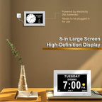 Digital Calendar Reminder Clock for Seniors
