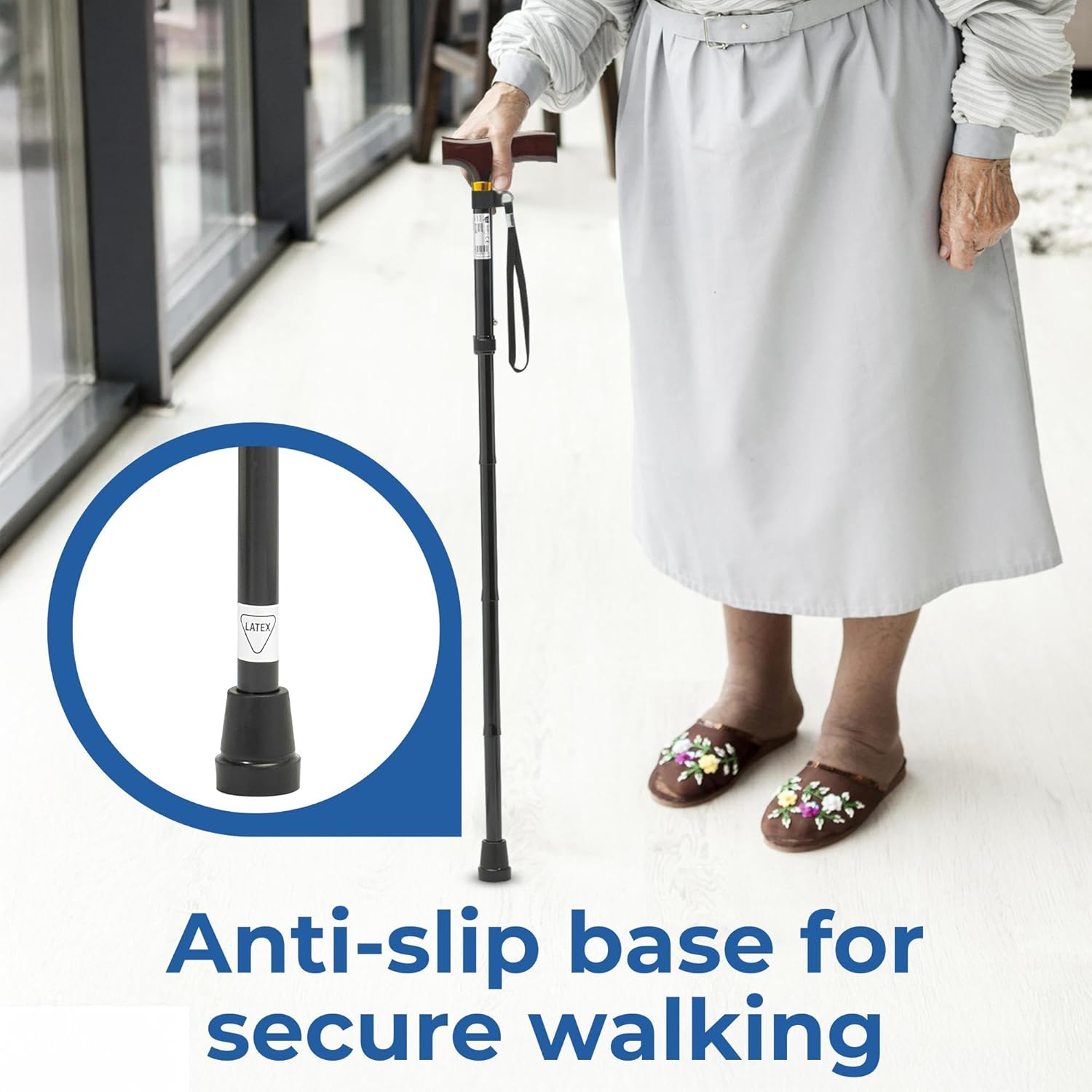 Days Folding Patterned Walking Stick