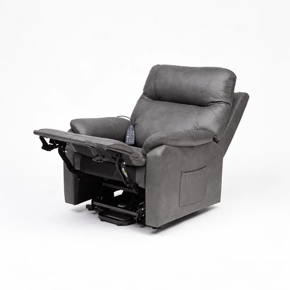 Enjoycare Quad Motor Lift Recliner Chair with Powered Headrest & Lumbar Support
