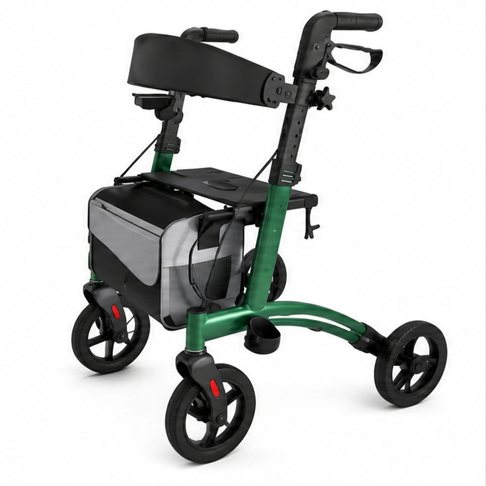 Enjoycare Lightweight Folding Rollator with Seat – EKR906