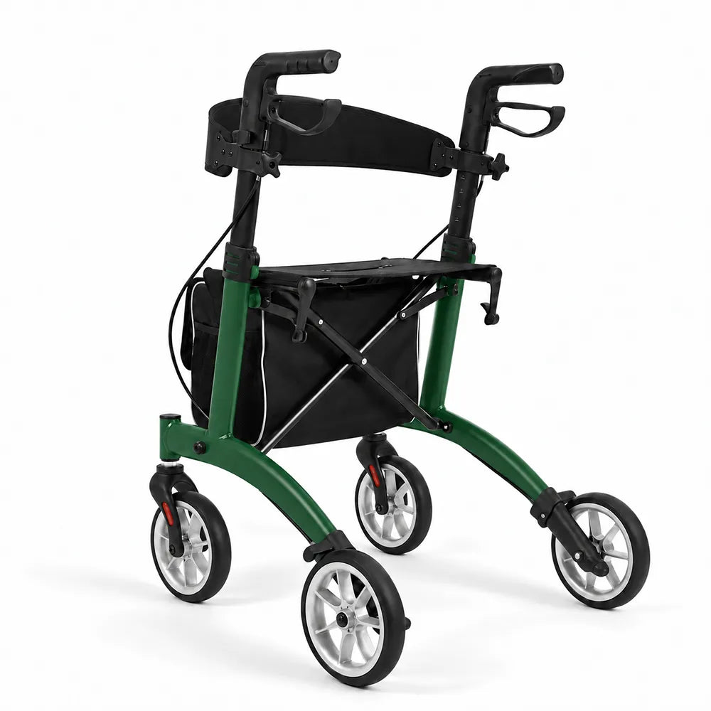 Enjoycare Lightweight Folding Rollator with Seat – EKR906
