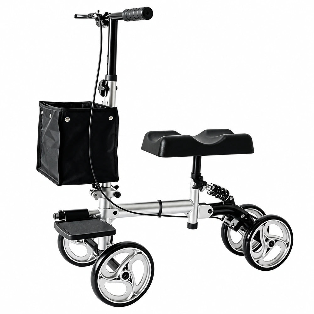 Enjoycare Steerable Knee Walker with Shock Absorber – EKR201P