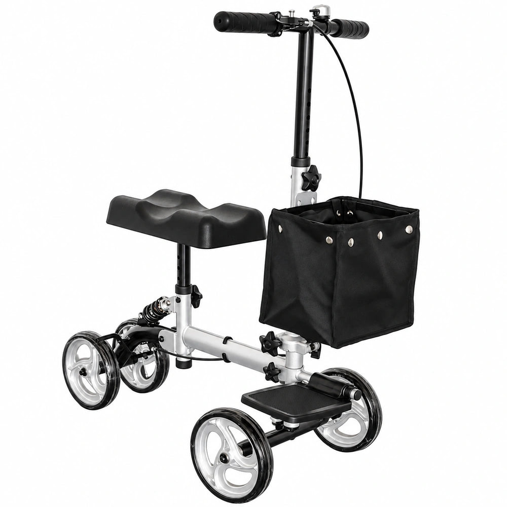 Enjoycare Steerable Knee Walker with Shock Absorber – EKR201P
