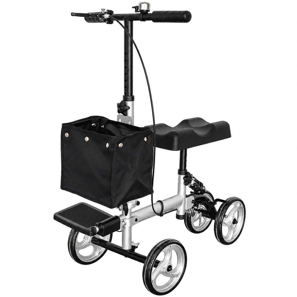 Enjoycare Steerable Knee Walker with Shock Absorber – EKR201P