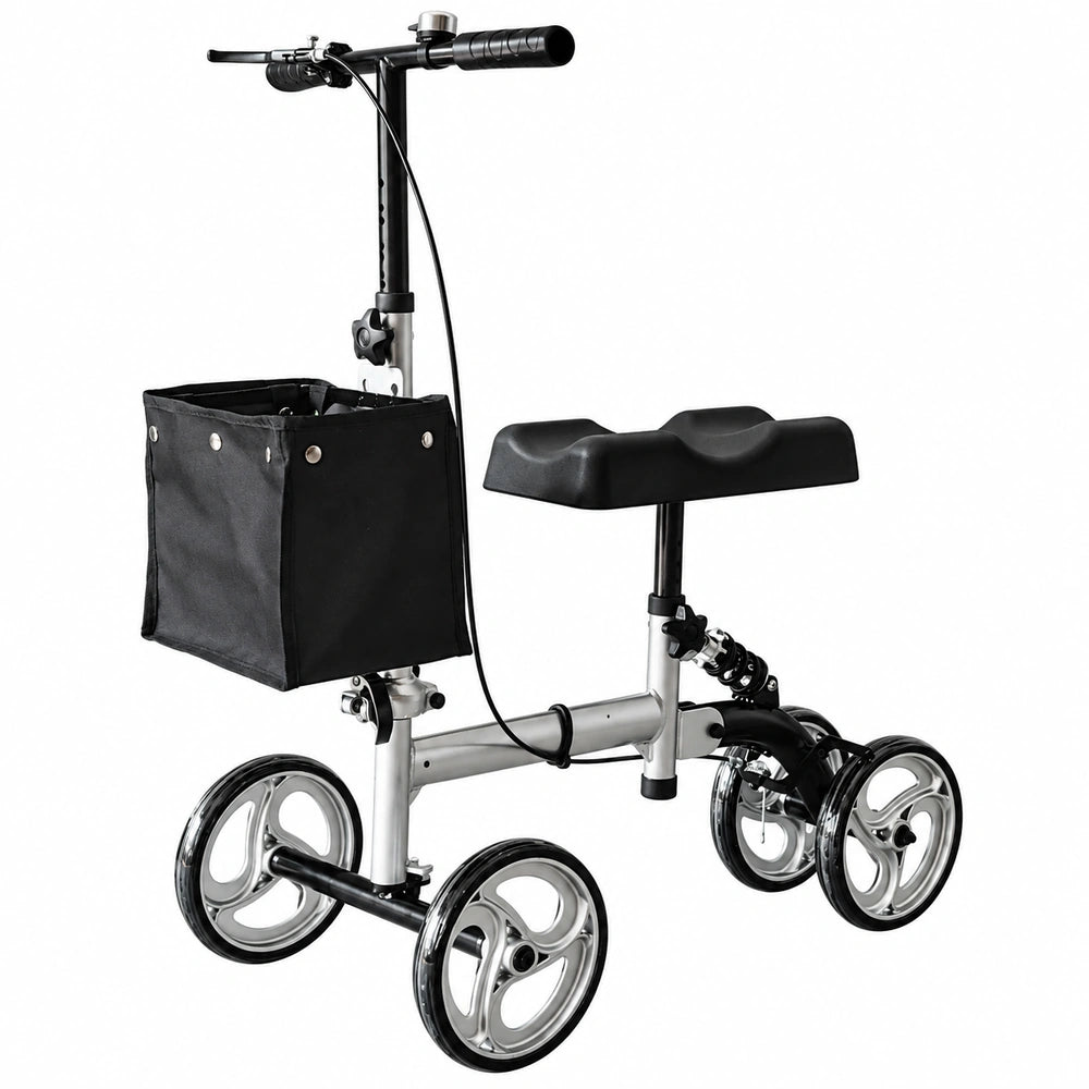 Enjoycare Steerable Knee Walker with Shock Absorber – EKR201P