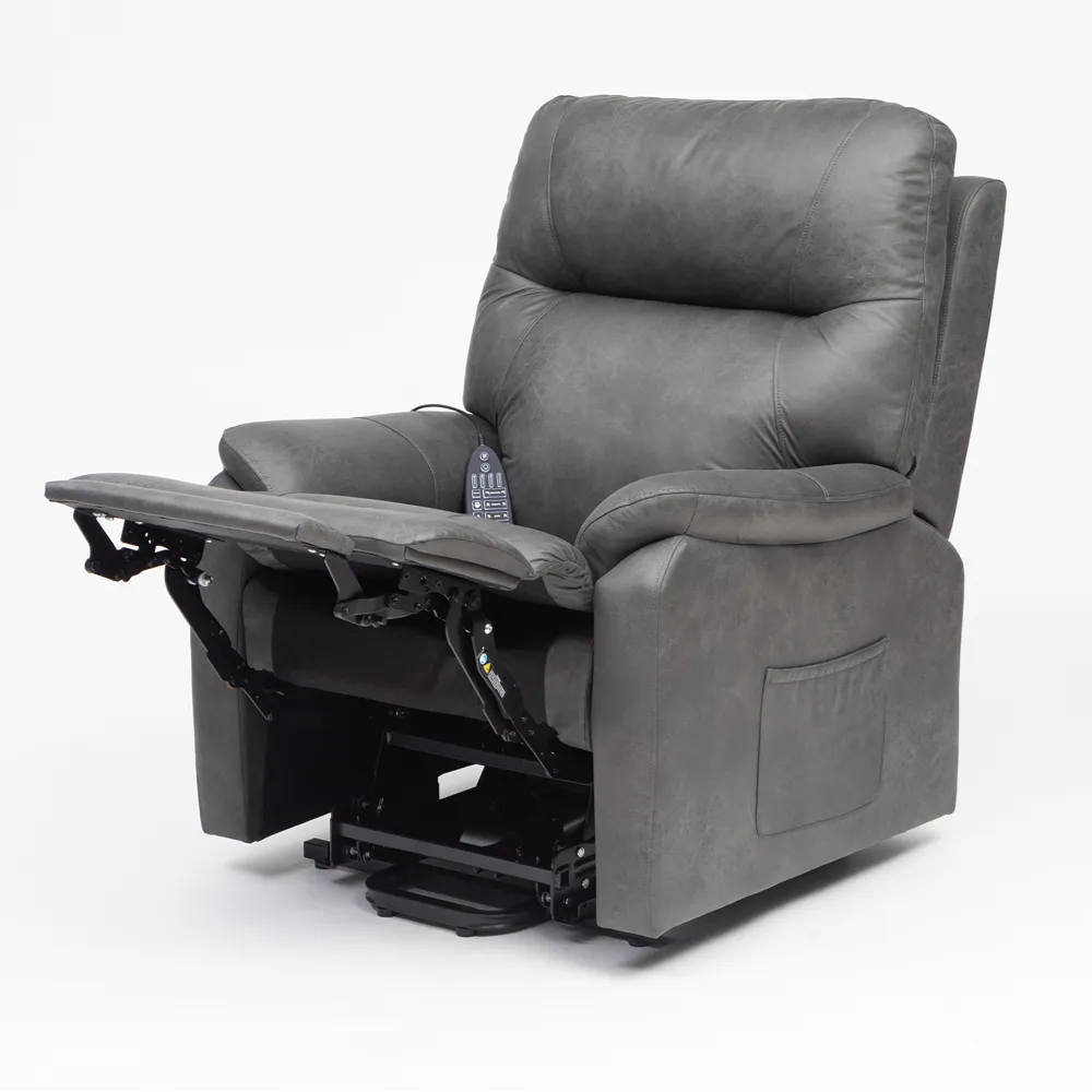 Enjoycare Quad Motor Lift Recliner Chair with Powered Headrest & Lumbar Support