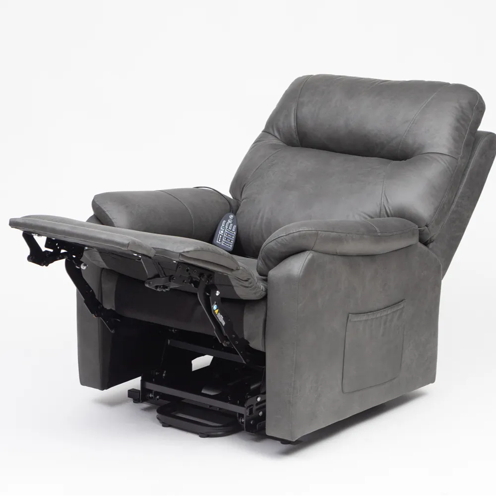 Enjoycare Quad Motor Lift Recliner Chair with Powered Headrest & Lumbar Support