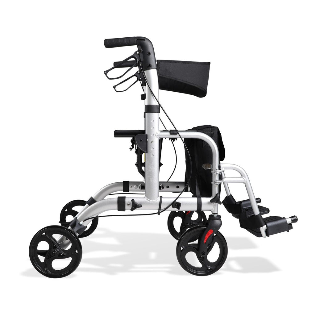 Hero Medical 2-in-1 Seat Walker/Wheelchair