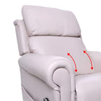 Royale Chadwick Oxford Plush Leather Lift Chair (Quad Motor)