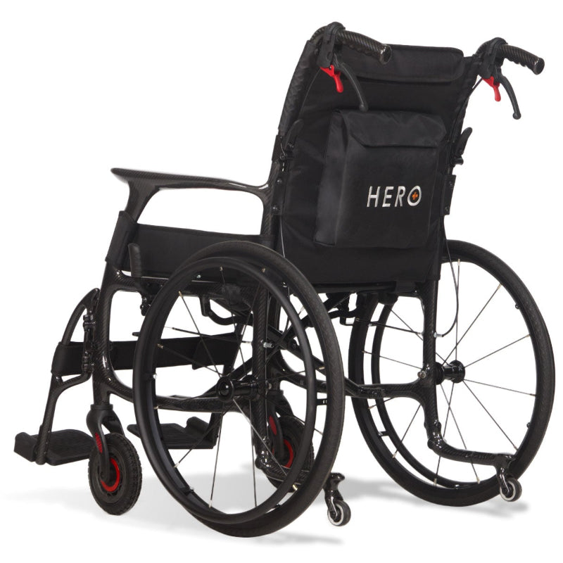 Hero Medical Carbon Lite Wheelchair – Transit & Self-Propelled