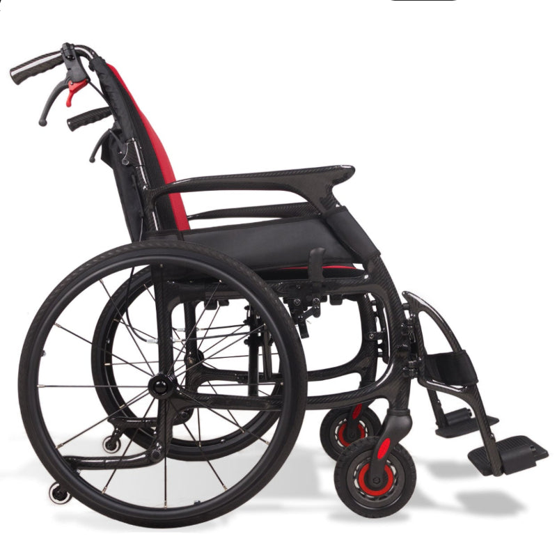 Hero Medical Carbon Lite Wheelchair – Transit & Self-Propelled