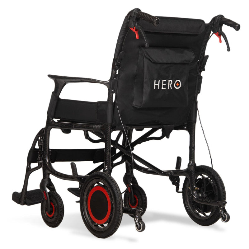 Hero Medical Carbon Lite Wheelchair – Transit & Self-Propelled