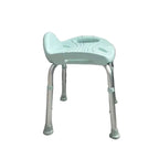 Shower Stool with Handles and Adjustable Legs