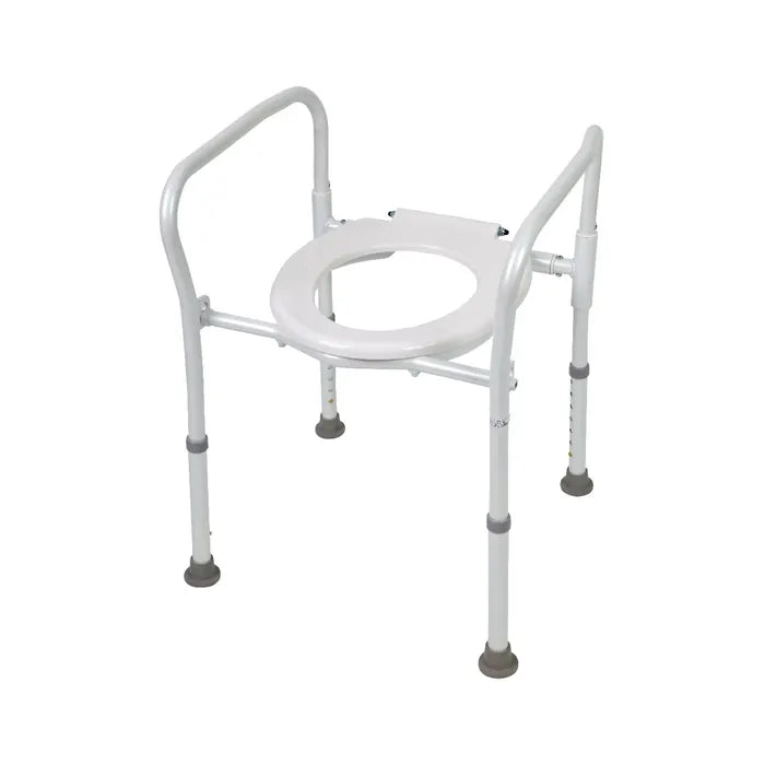 Homecraft Aluminium Folding Over Toilet Aid, without Bucket and Lid