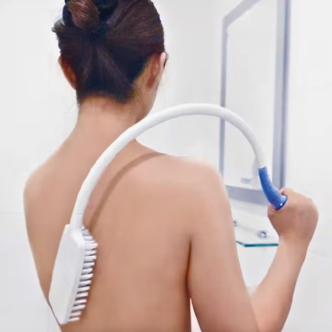 Long Handled Curved Bath Brush