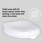 Savanah Raised Toilet Seat – With or Without Lid