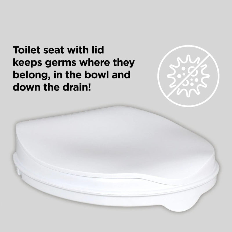 Savanah Raised Toilet Seat – With or Without Lid