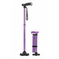 Enjoycare Folding Quad Cane with LED Light – EK818