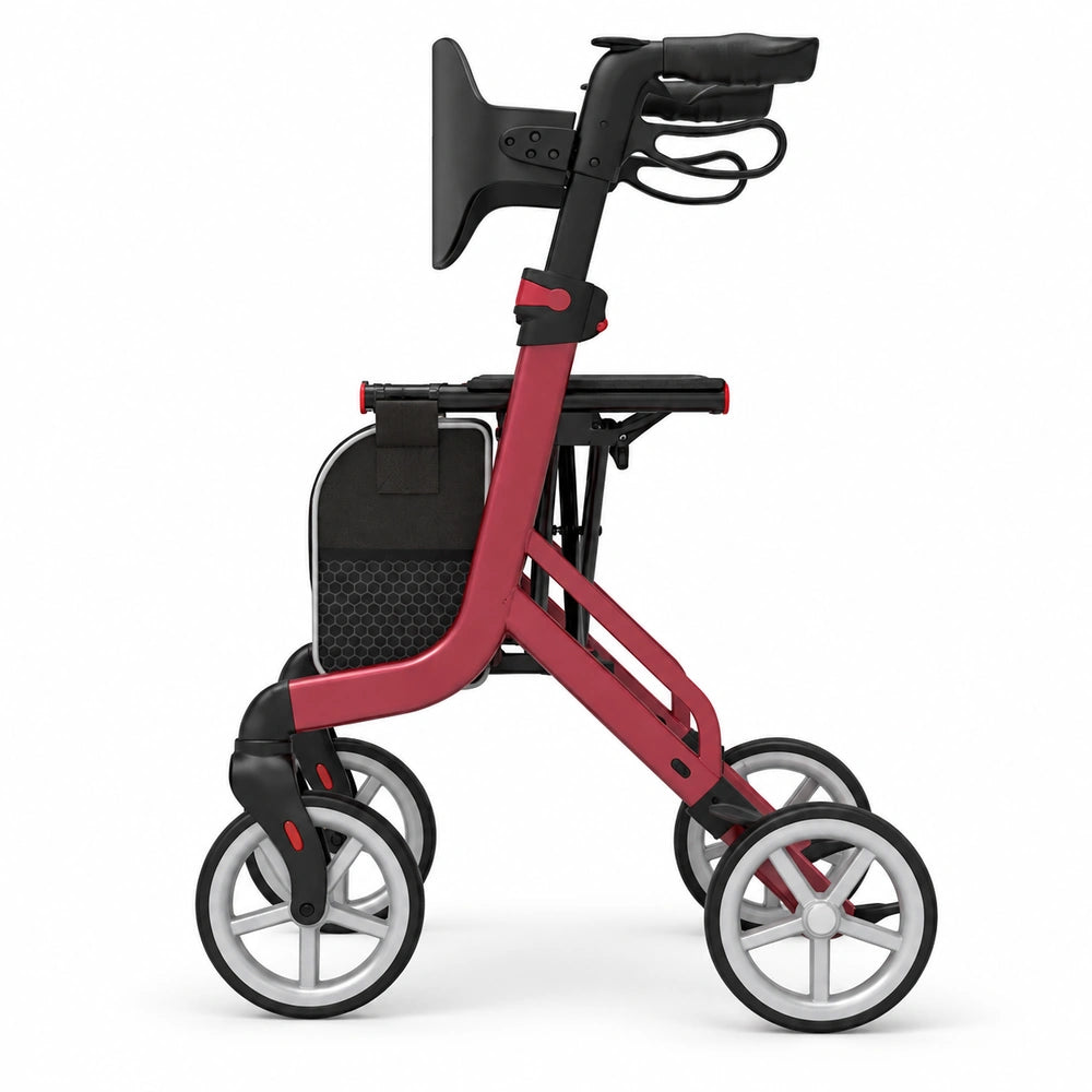 Enjoycare Ultra-Lightweight Folding Rollator with Seat – EKR933