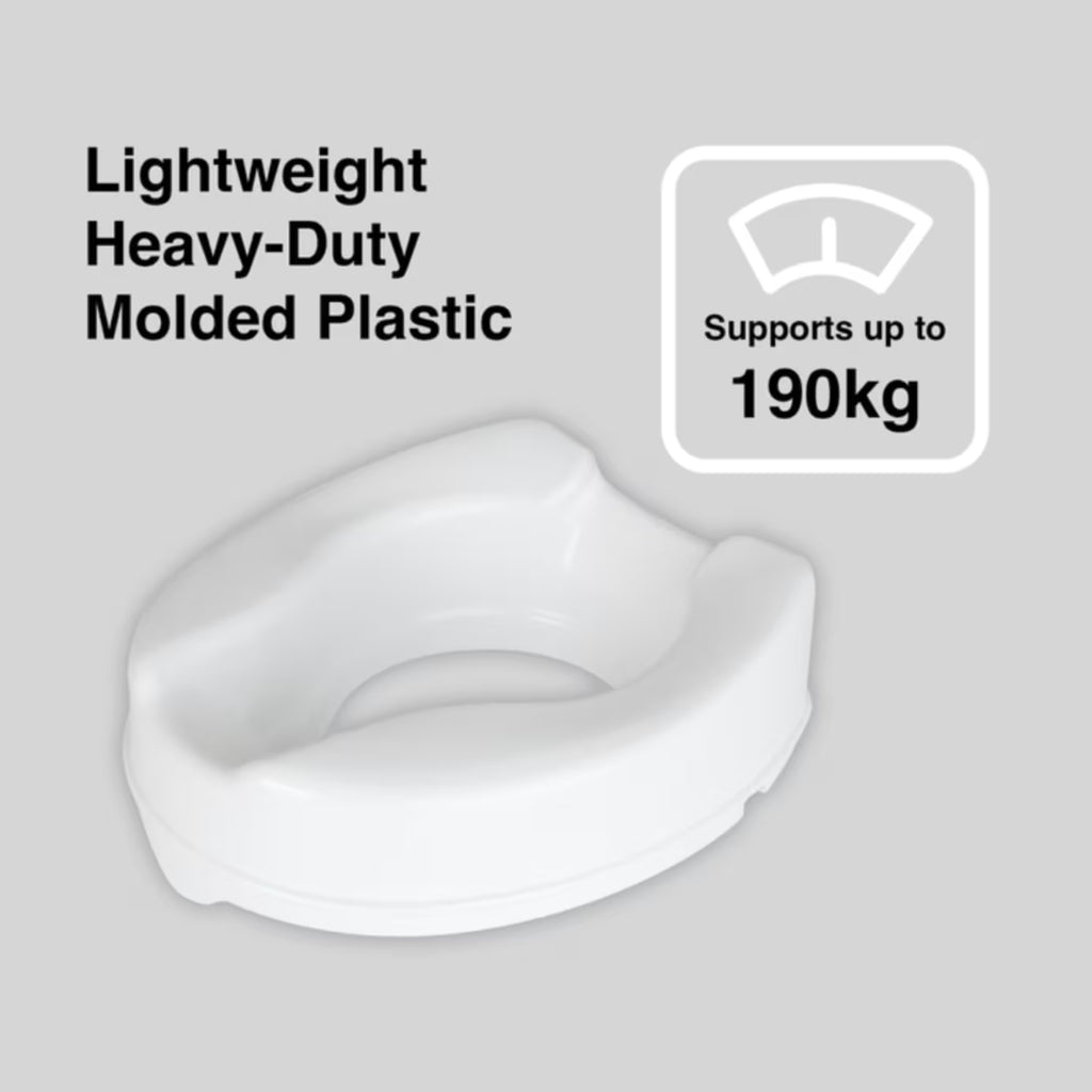 Savanah Raised Toilet Seat – With or Without Lid