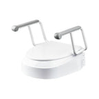Homecraft Raised Toilet Seat with Armrests – 6, 10 & 15 cm Height Options